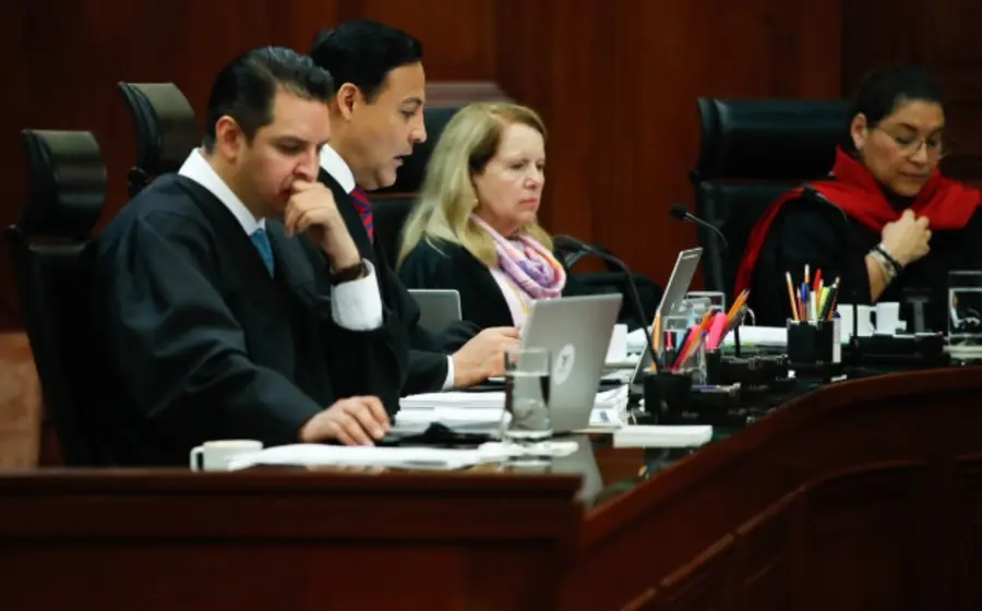 El Pleno de la Suprema Corte de Justicia de la Nación durante la sesión donde se respaldó el sobreseimiento sobre el reparto de ingresos a las Fuerzas Armadas.