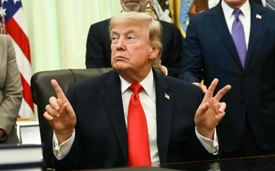 El presidente de Estados Unidos, Donald Trump, quien confirmó el acuerdo de paz con Irán a través de su red social Truth Social.