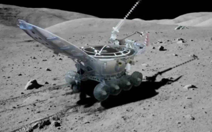 Representación de un robot autónomo en el espacio, una máquina diseñada para explorar rincones del universo que son inalcanzables para los humanos.