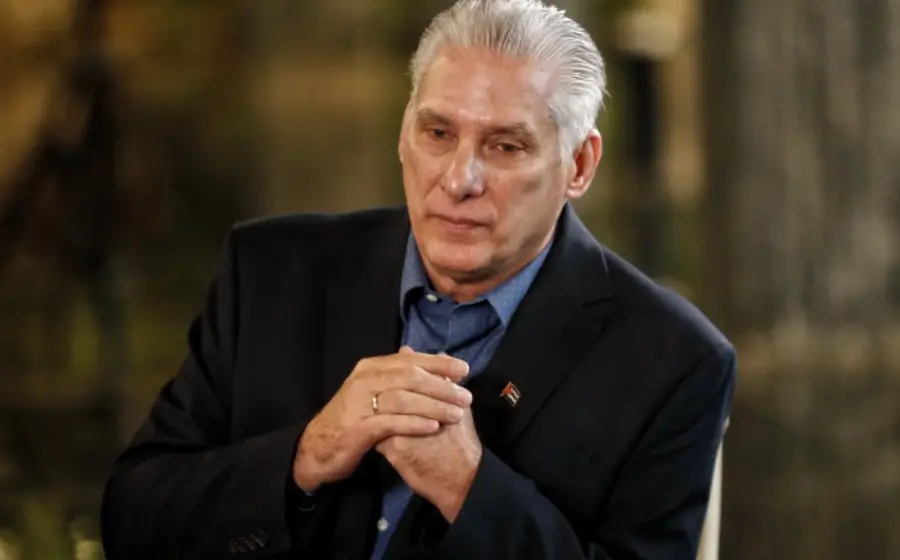 El presidente de Cuba, objetivo de una sanción económica de Estados Unidos, una medida que también afecta a sus colaboradores cercanos.