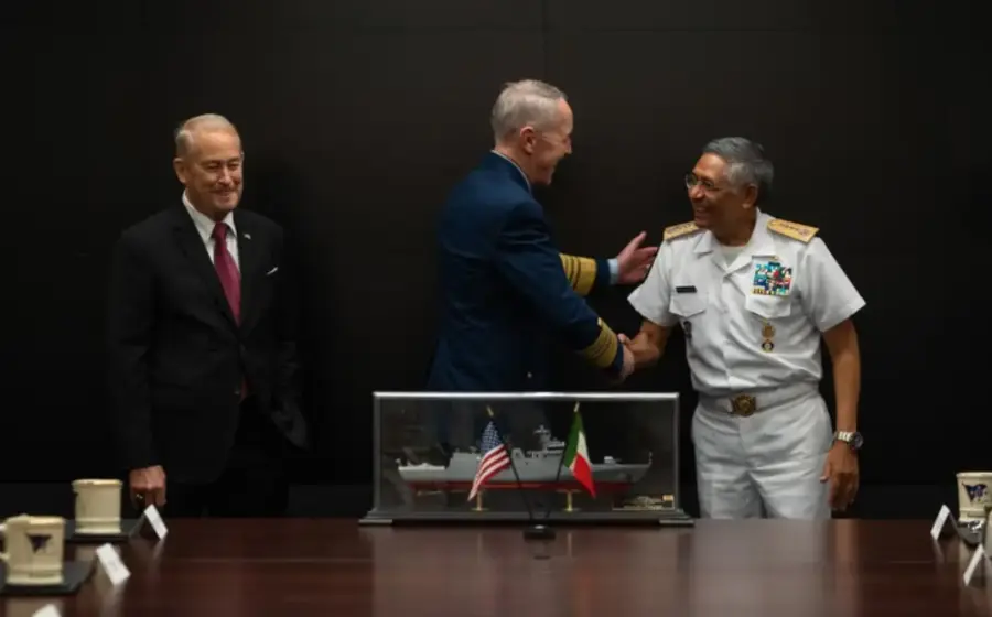 El titular de la Semar durante una reunión de alto nivel para reforzar la coordinación bilateral en materia de seguridad marítima con Estados Unidos.