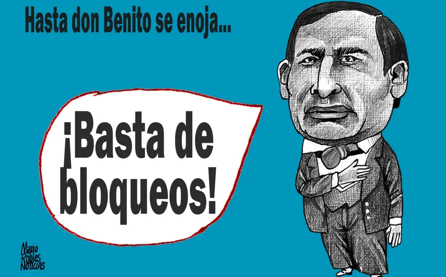 Cartón de Mario Robles.