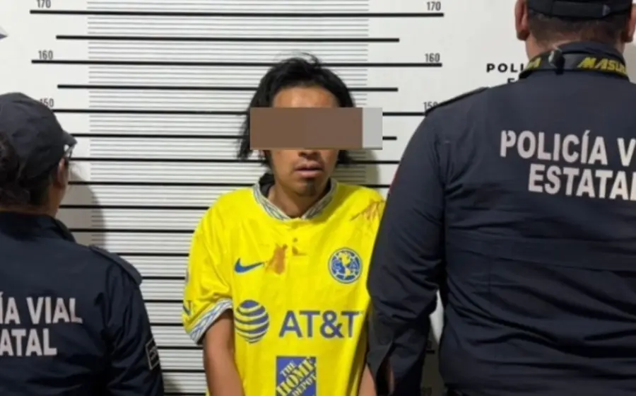 El presunto agresor sexual fue detenido por policías viales estatales.