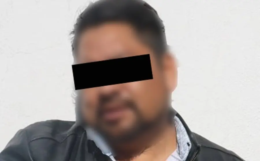 El comerciante detenido por policías de Oaxaca de Juárez.