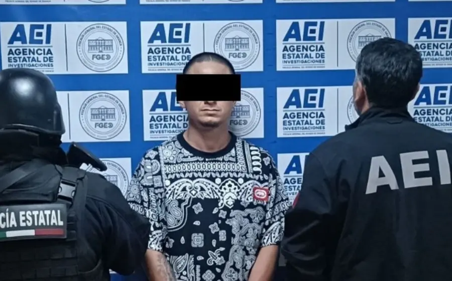  El presunto feminicida Jesús Ángel detenido en la Mixteca.