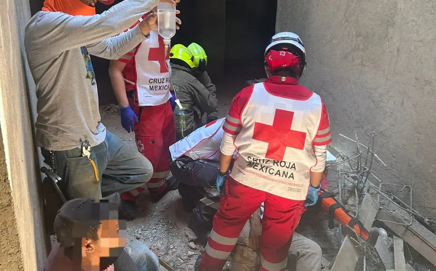 El accidente ocurrió esta tarde.