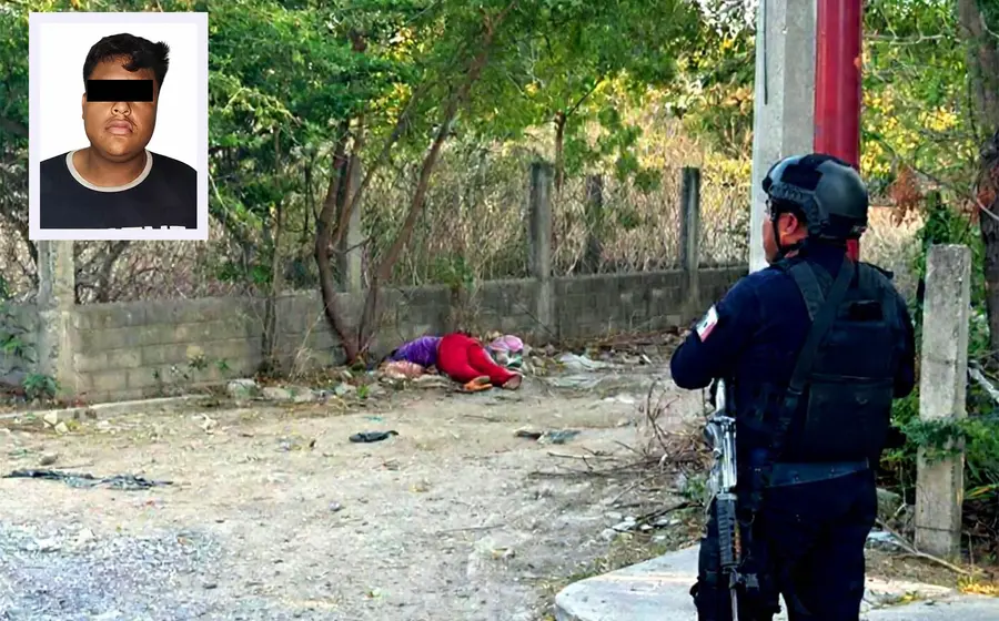 Escena del crimen donde el mototaxista Pedro fue asesinado, ocurrido cerca de la clínica de hemodiálisis en la ciudad de Juchitán.
