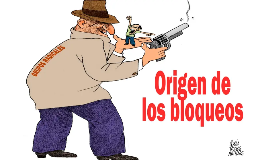 Un retrato de Mario Robles, quien aborda el tema de la política de bloqueos como una estrategia de protesta permanente.