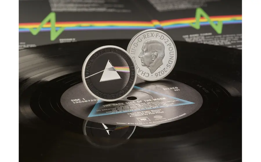 Pink Floyd es inmortalizado en una colección histórica de monedas.