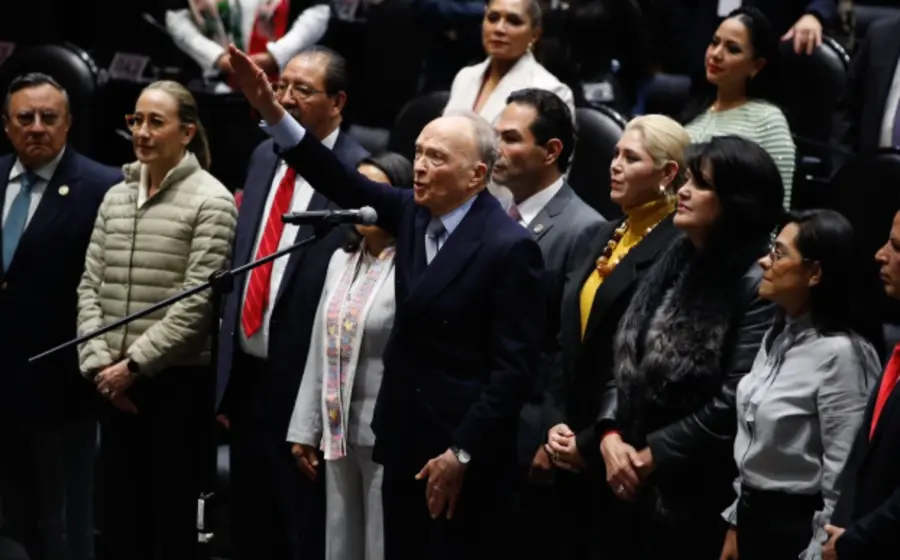 Alejandro Gertz Manero, quien fue formalmente acreditado como el nuevo embajador de México para la representación diplomática ante el Reino Unido.