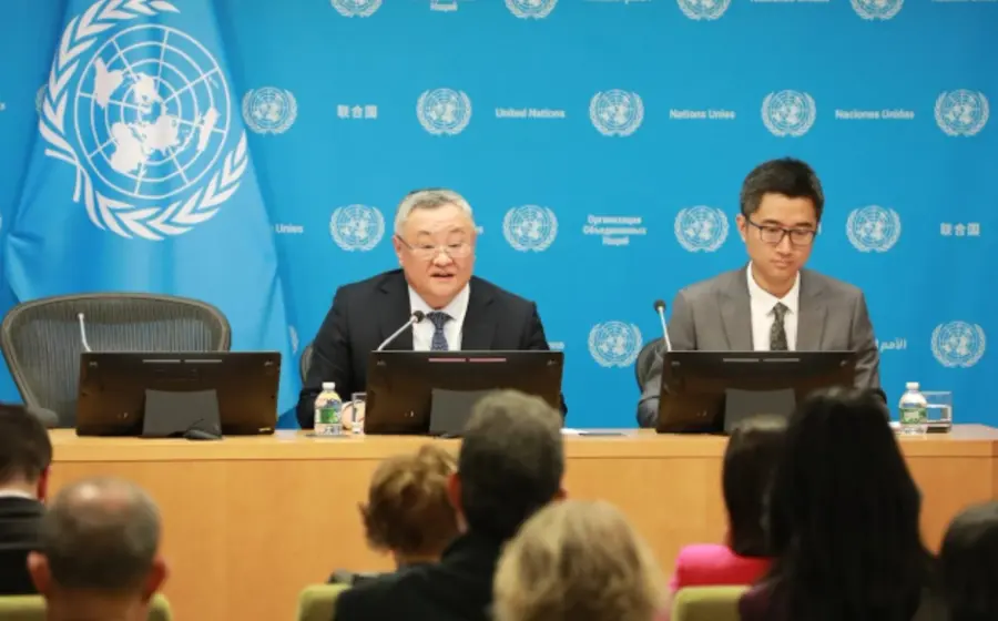  Fu Cong representante chino permanente en la ONU. Foto: Xinhua