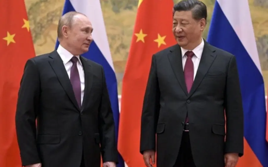 Vladimir Putin, presidente de Rusia y Xi Jinping, presidente de China.