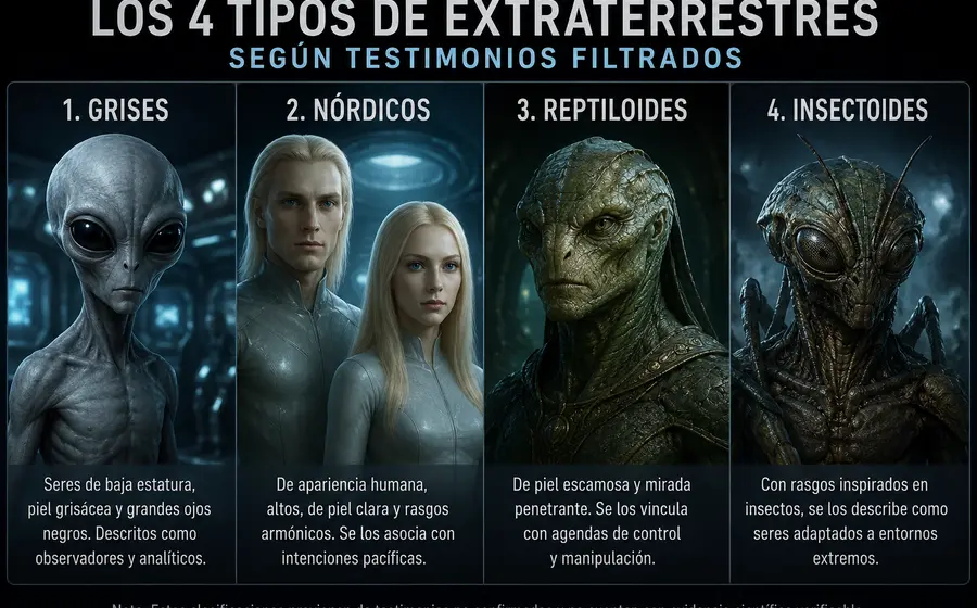 Los “4 tipos de seres no humanos”: la teoría que sacude el debate sobre los UAP.