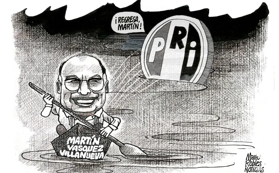 Cartón de Mario Robles.