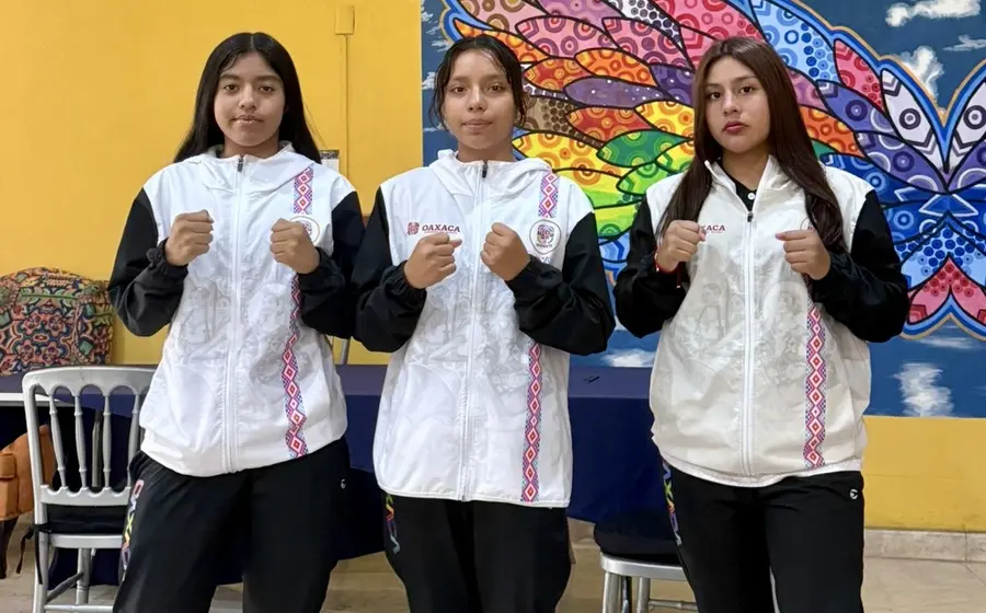 Camila Bohórquez, Arumi Peralta y Anny Nicole Cárdenas