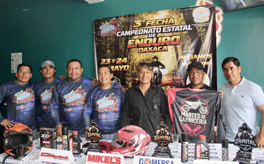 Presentaron la tercera fecha del Campeonato Estatal de Enduro Oaxaca 2026.