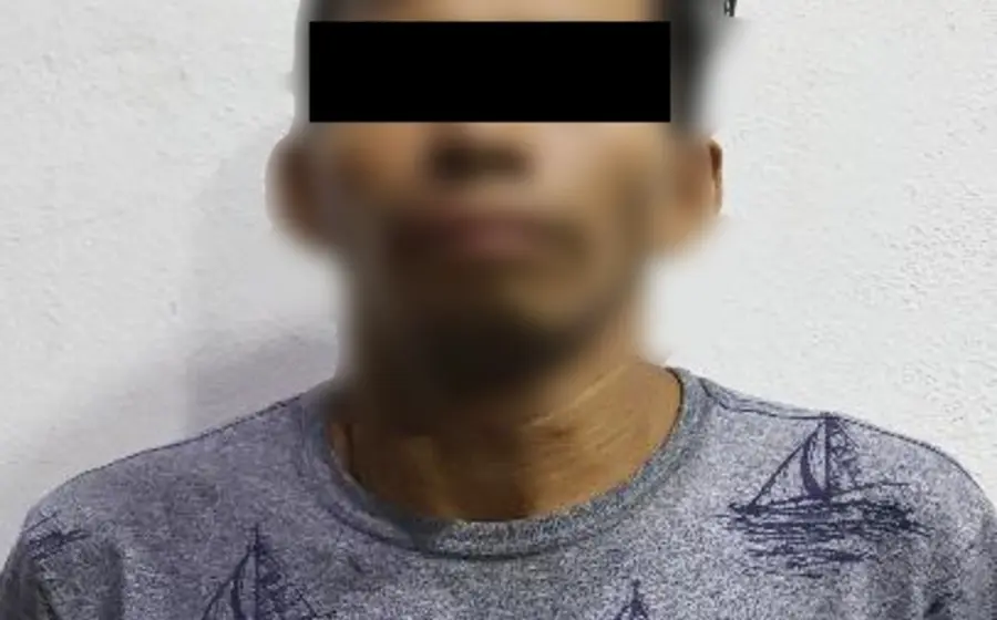 El detenido R. R. R., fue detenido pro policías de Oaxaca de Juárez.