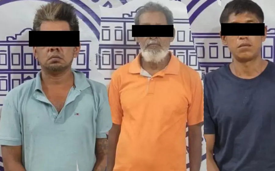 A los detenidos les fueron aseguradas diversas drogas, entre estas, cristal y marihuana.