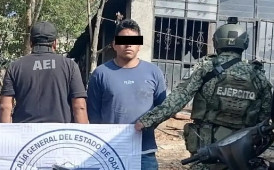 B.E.J.R., fue detenido al encontrarse en el predio.