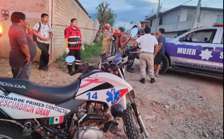El percance ocurrió en la colonia Zapoteca, en la Villa de Zaachila.