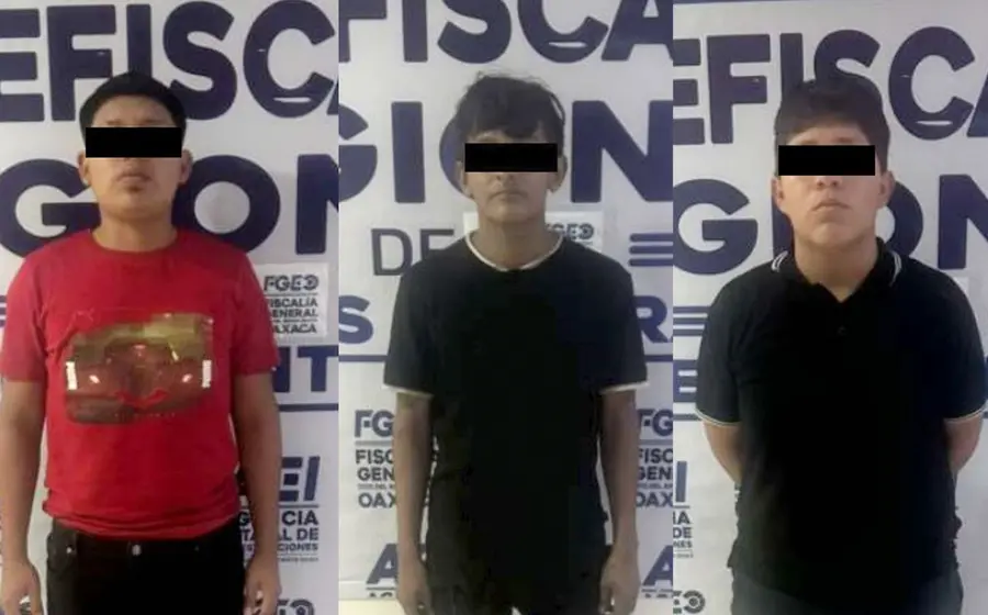 Los tres detenidos fueron vinculados a proceso bajo prisión preventiva.