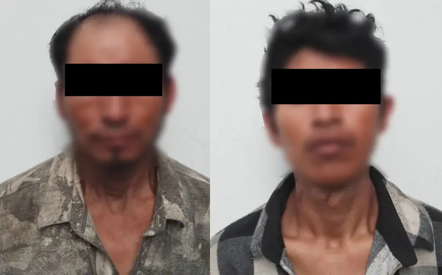 Policías de Oaxaca de Juárez detuvieron a la pareja.