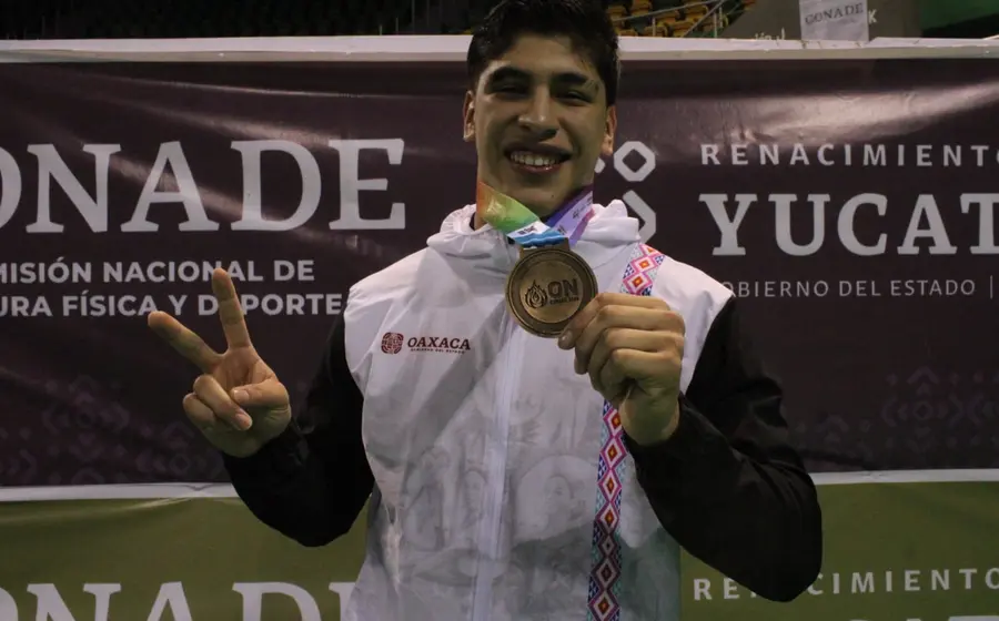 Joshua Díaz le dio a Oaxaca la única medalla de oro en judo