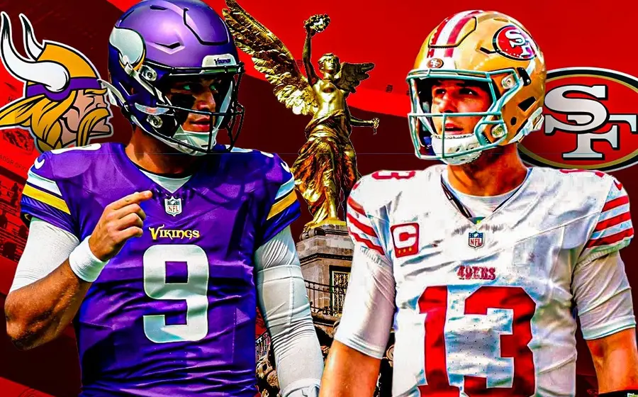 El 22 de noviembre en México, el juego de la NFL entre Vikingos y 49ers