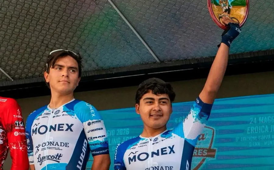 Ricardo Santiago obtuvo el tercer lugar la Tuscany Cycling Academy Juniores 2026