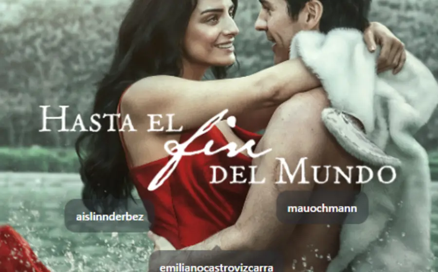 La expareja de actores Aislinn Derbez y Mauricio Ochmann posan juntos, anunciando su reencuentro para protagonizar una nueva cinta romántica.