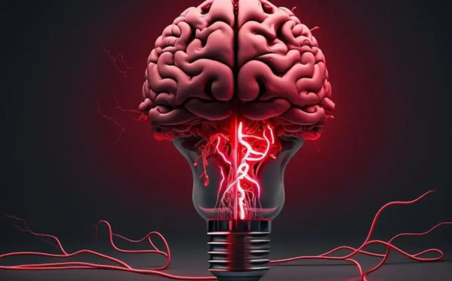 Ilustración científica del cerebro de Albert Einstein que destaca la comunicación eficiente entre hemisferios, clave de su genialidad según nuevos estudios.