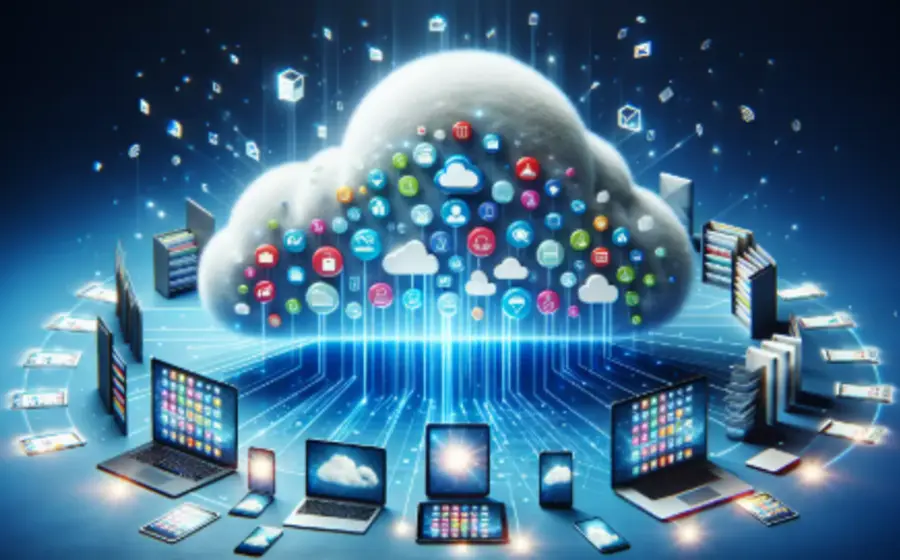 Ilustración conceptual que muestra los riesgos y vulnerabilidades de los datos almacenados en la nube, un tema clave de ciberseguridad y salud pública.