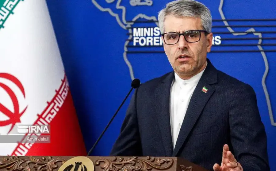 Esmail Baghaei, portavoz del Ministerio de Asuntos Exteriores de Irán, en una fotografía oficial relacionada con la propuesta de paz con Estados Unidos.