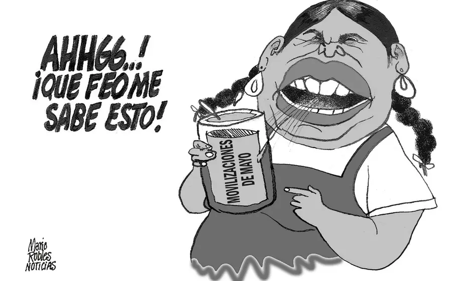 Un retrato de Mario Robles, figura clave en el contexto de la presión magisterial que se desarrolla durante el mes de mayo.