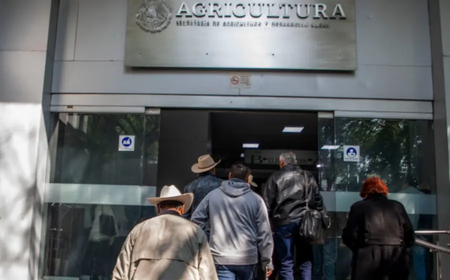 Integrantes del FNRCM durante la mesa de diálogo con la Sader, que concluyó sin acuerdos y fijó un plazo al 5 de junio para recibir respuestas.