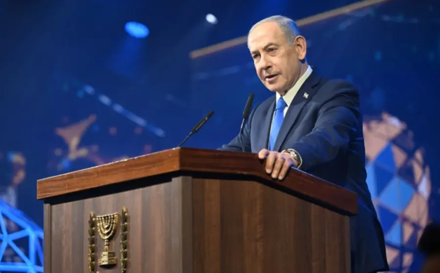 El primer ministro de Israel, Benjamin Netanyahu, cuya audiencia judicial por un juicio de corrupción fue cancelada por asuntos de seguridad.