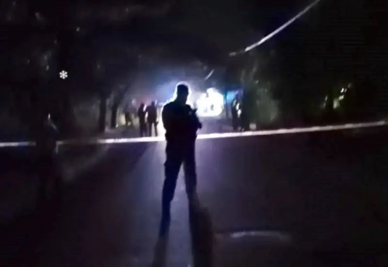 Área acordonada por homicidio