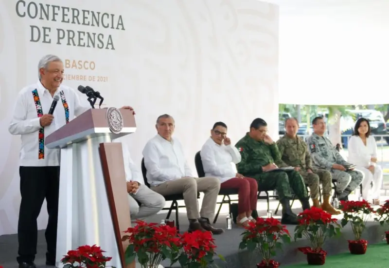 AMLO en conferencia de prensa