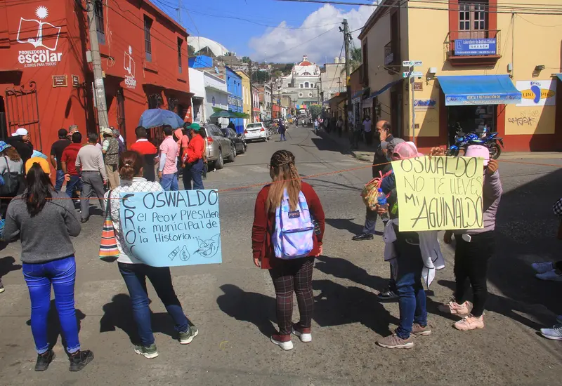 Bloqueos en Oaxaca de Juárez