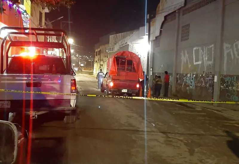 Escena del crimen en Mercado de Abasto.