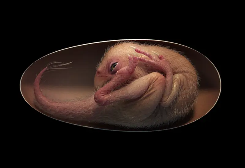Dinosaurio bebé en China
