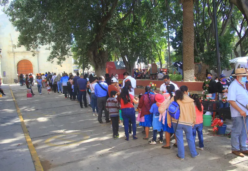 Personas en fila