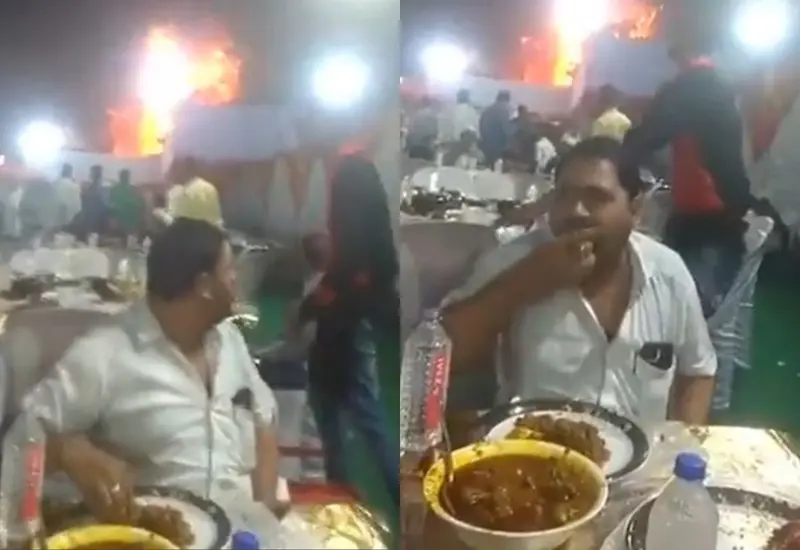 Incendio en boda 