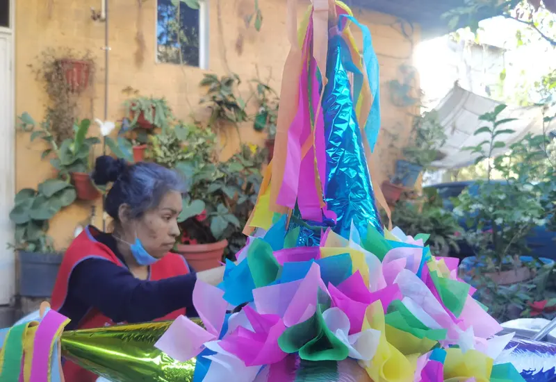 mujer invidente 