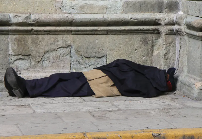 Persona en situación de calle.