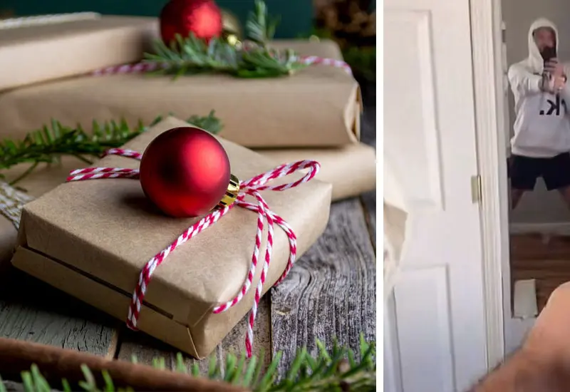 regalo, navidadad, chico