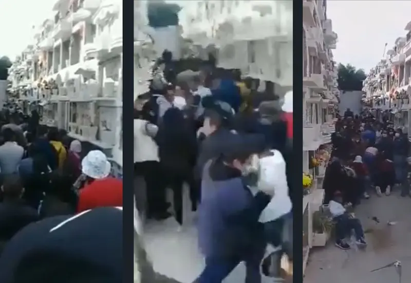 Balacera en sepelio