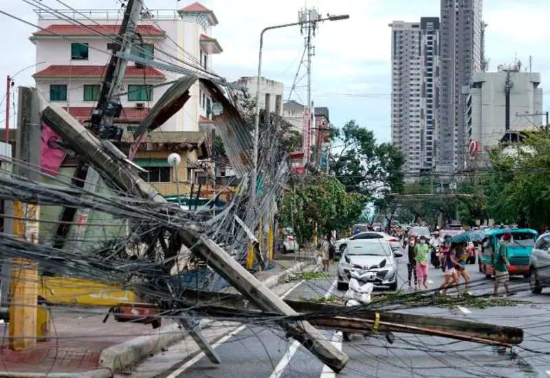 Tifón Rai en Filipinas 