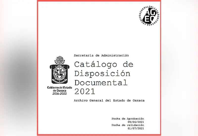 Catálogo de Disposición Documental