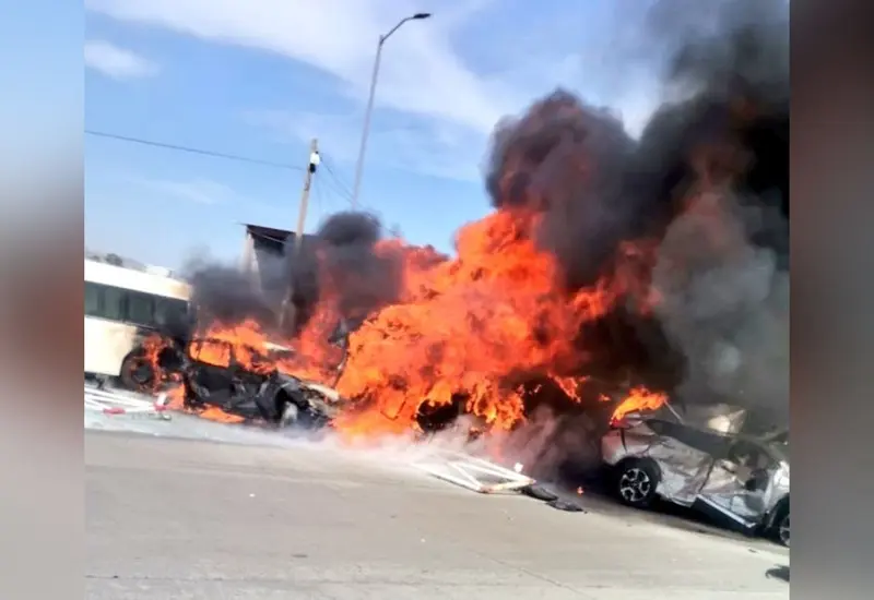Accidente en la México-Puebla